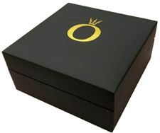 PANDORA LIMITED EDITION GOLD BLACK JEWELRY GIFT BOX NEW RARE RETIRED 4x4x2