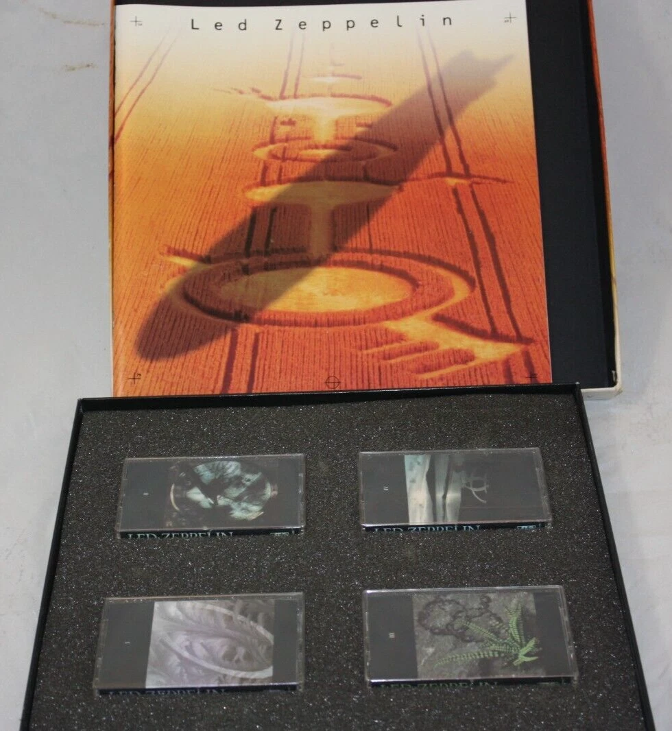 LED ZEPPELIN 4-Cassette Tape Box Set Atlantic 7 82144-4 Complete with Booklet