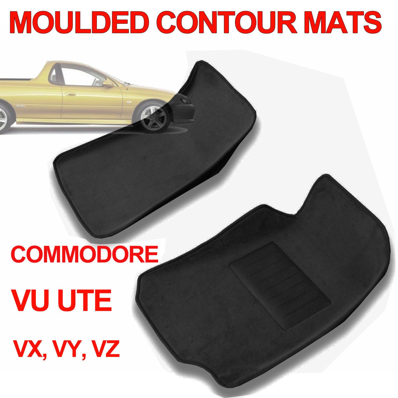 Fits Holden Commodore VU VX VY VZ Ute Unique 3D Floor Mats Front in
