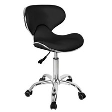 Roller stool cosmetic stool work stool Gabbiano q-4599 Black