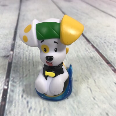 Bubble Guppies Roll N Go Puppy Action Figure Toy Pre-posed Plastic T 