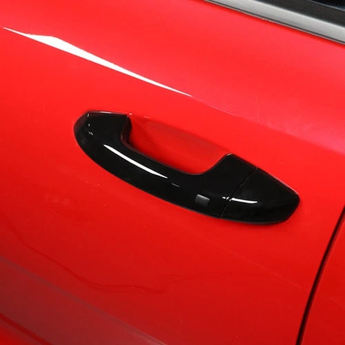 4pcs Gloss Black Exterior Door Handle Cover Trims For Kia Stinger Accessories - Picture 5 of 6