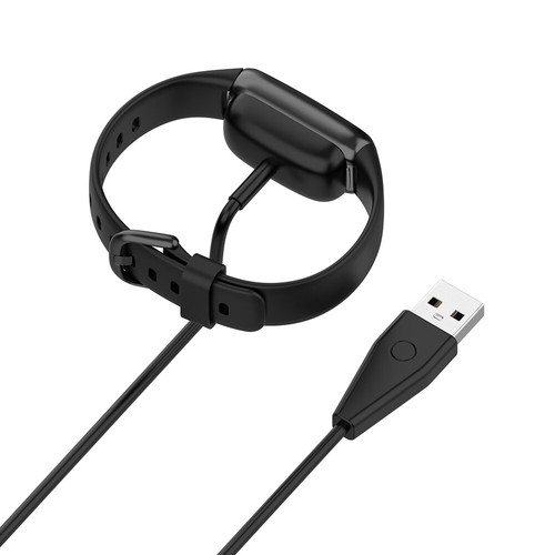 USB Charger Cable for Fitbit Luxe Bracelet Charging Wire (with Reset 0.5m) - Photo 5 sur 9
