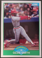 Ozzie Smith - St. Louis Cardinals - 1989 Score - #80