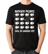 BLACK SHEEP BERGER PICARD de Picardie Schäferhund Hund Hunde Hundemotiv T-Shirt