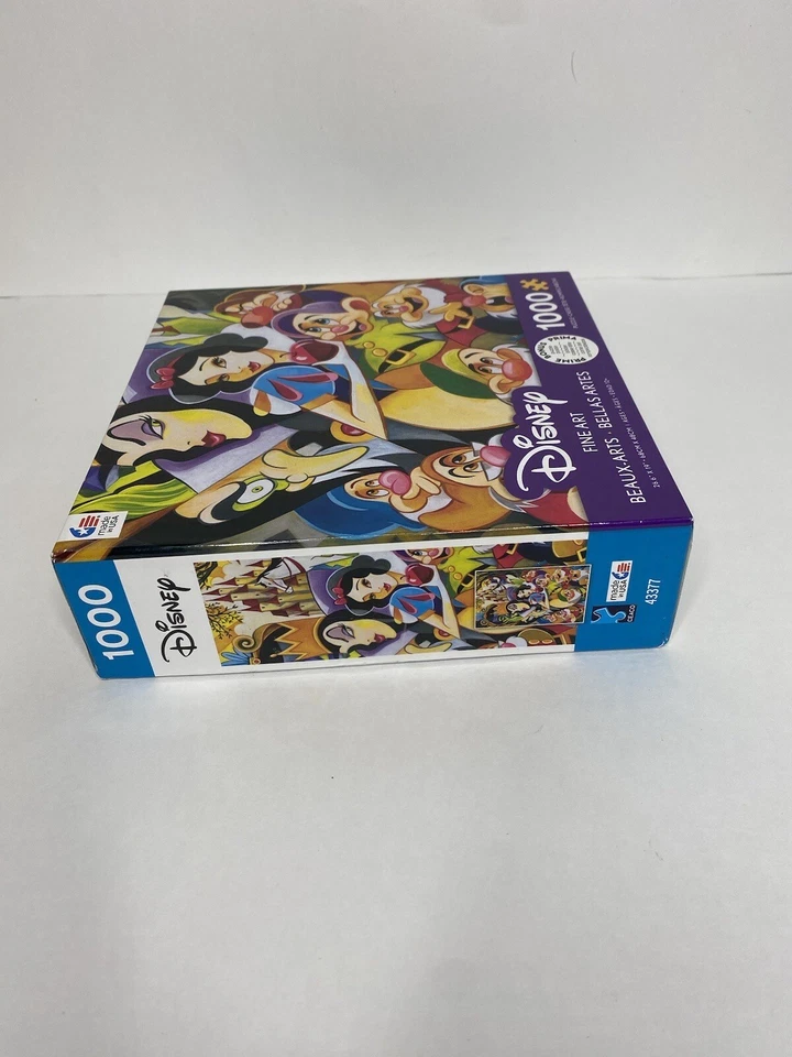 Quebra-cabeça CEACO DISNEY - O ENCANTAMENTO DA BRANCA DE NEVE 1000 peças. Usado - Imagem 4 de 4