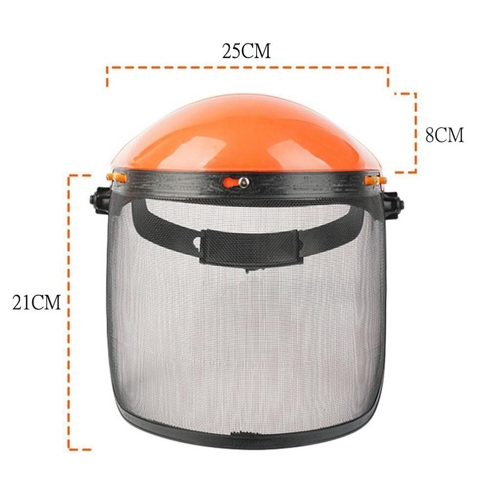 Prevention Safety Helmet Mesh Face Shield Protective Mask Chainsaw