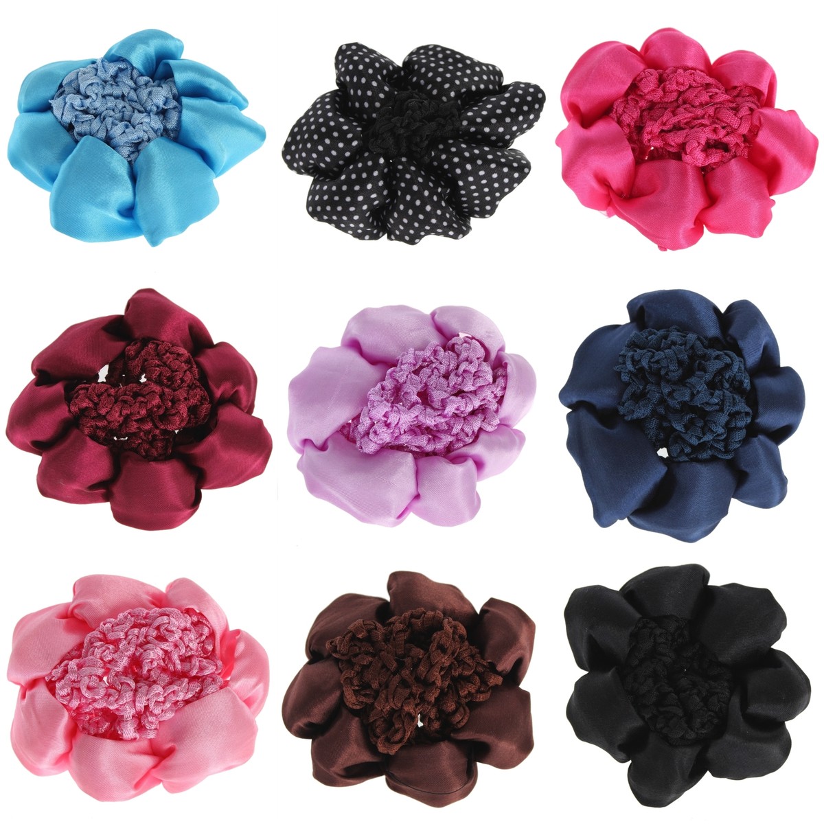 Dutt Netz Haarnetz Haar Frisurenhilfe Stoff Knotennetz 9 Farben zur Wahl NEU