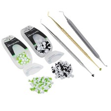 Dental Composite Resin Foam Pads Handle Spatula OptraSculpt Veneer Molding Tools