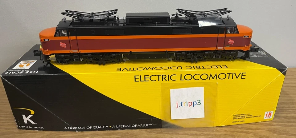 K-LINE LIONEL 22271 MILWAUKEE ROAD OLYMPIAN HIAWATHA EP-5 ELECTRIC O SCALE TRAIN - Image 2 of 4