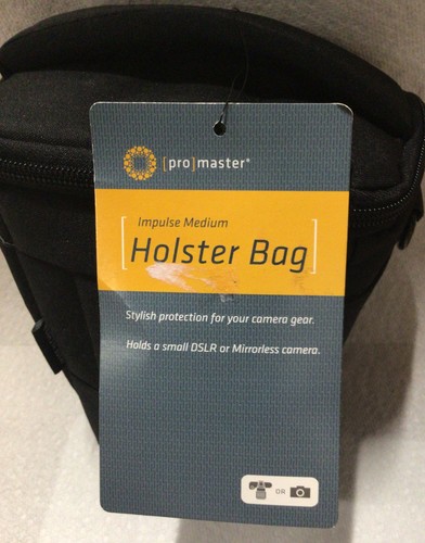 Promaster Impulse DSLR Camera Holster Bag (Black) Medium #7279 - Picture 4 of 6