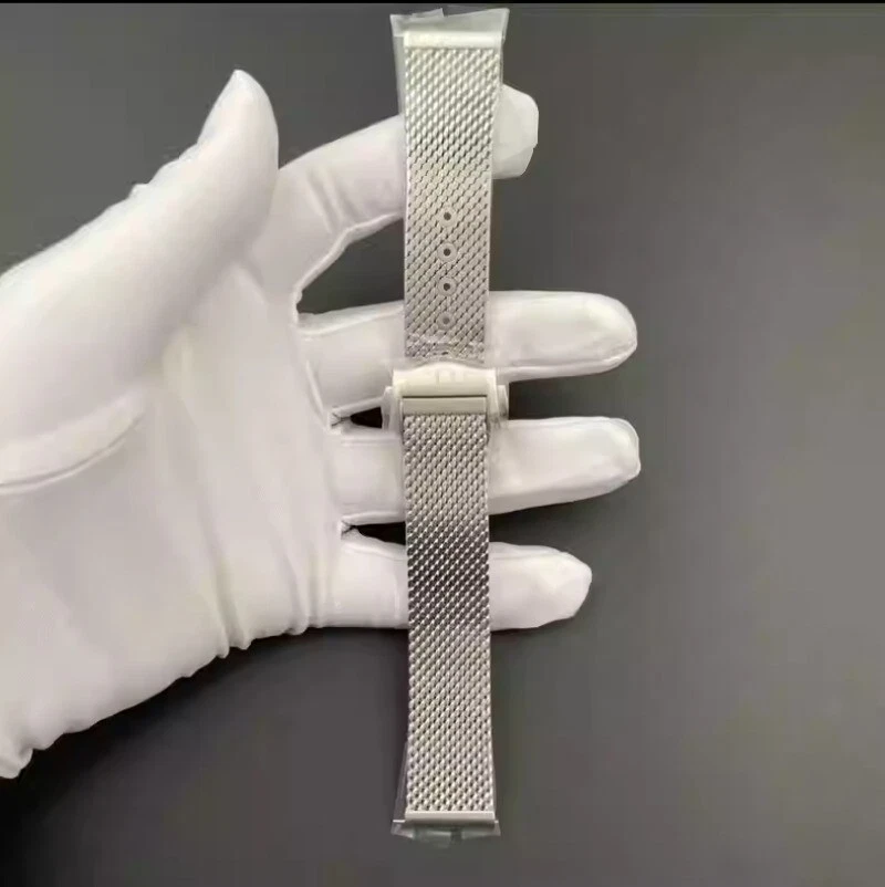 Adecuado para Omega Seahorse 300 Correa 007 Titanio Acero Malla Cinturón 20mm Foto 2 de 4