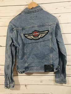 jaqueta jeans harley davidson