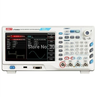 UTG4082A 2Ch 80Mhz 500Msa 8'' Tft Lcd Arbitrary Waveform Function Generator qx