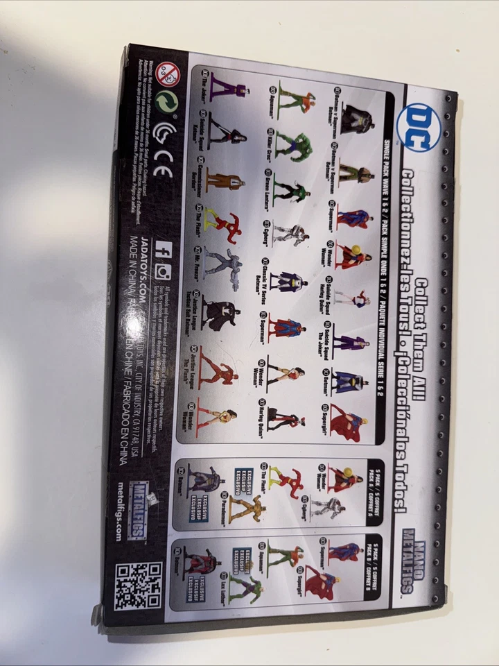 Nano Metalfigs DC Comics Jada Paquete de 10 Coleccionistas Set Superman, Batman, The Flash Foto 3 de 4