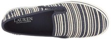 Lauren Ralph Lauren Canvas Slip-On Sneakers with Embroidered Sailboats — listing 6