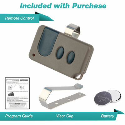 #ad #ad For Craftsman Garage Door Opener 3 button Remote HBW1255 139.53681B 390MHz $12.95