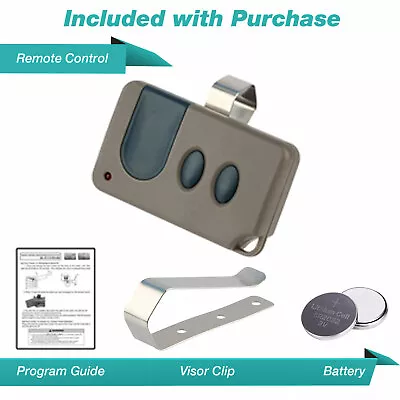 ECS For Craftsman Garage Door Opener 3 button Remote HBW1255 139.53681B 390MHz