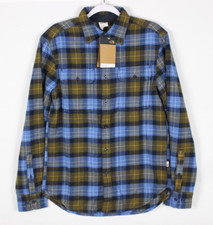 The North Face Men's Flannel Shirt Arroyo Long Sleeve Button Small Blue Green