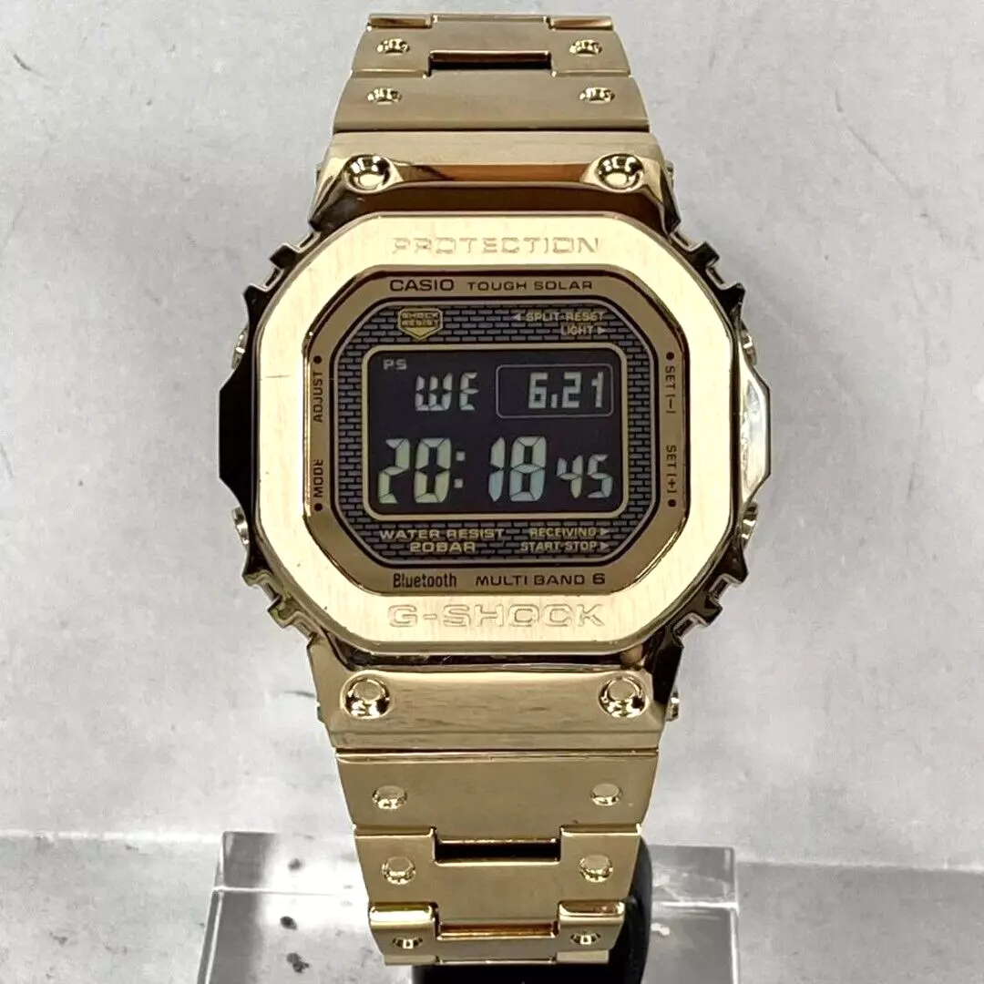 CASIO G-SHOCK Gold Metal GMW-B5000GD-9JF Solar Bluetooth Men's watch  Fast/Ship 4549526207570 eBay