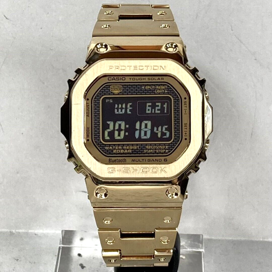 Casio G-Shock Full Metal Bluetooth Gold Watch GShock GMW-B5000GD-9 RRP  $1149