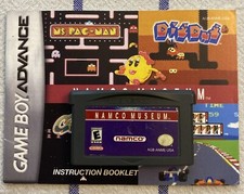 Namco Museum Nintendo Game Boy Advance, 2001 With Manual