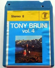 cassetta CARTUCCIA STEREO 8 TONY BRUNI VOLUME 4