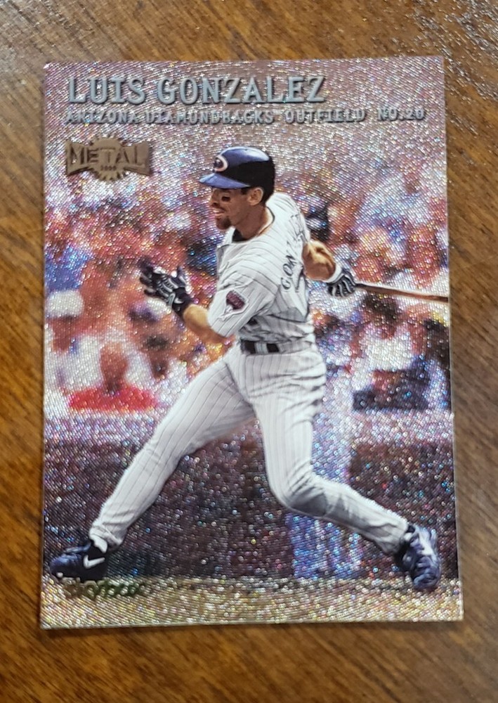 2000 Skybox Metal Luis Gonzalez #15 Arizona Diamondbacks
