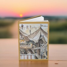 Carnival Before the Storm Hardcover Journal Notebook, 150 Lined Pages 75 Pages 