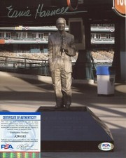 Ernie Harwell Detroit Tigers PSA/DNA signed 8x10 authenticated photo autograph