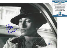 PAM GRIER SIGNED 'FOXY BROWN' 8x10 MOVIE PHOTO ACTRESS PROOF BECKETT COA BAS