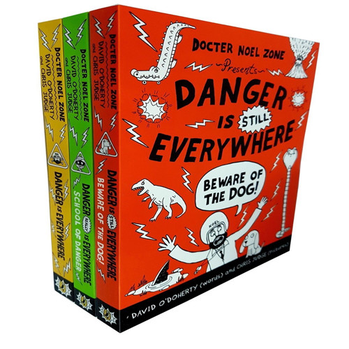 The Danger is Everywhere Collection Series 3 Books Set by David O'Doherty