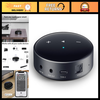 Wireless Audio Streamer, AirPlay 2, Multiroom Stereo, Preamplifier, Alexa & Siri