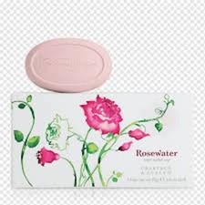 CRABTREE  EVELYN SET OF 3 ROSEWATER TRIPLE MILLED SOAP BARS 3 oz EA NEW IN BOX