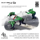 1/48 US Navy Ground F/A-18 FPU-12/A 480-Gallon Fuel Tank Handling Crew Figure Se