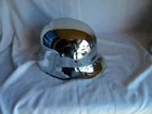 Vtg Harley Chopper Biker Knucklehead Chrome Hot Rod German WW2 Military Helmet
