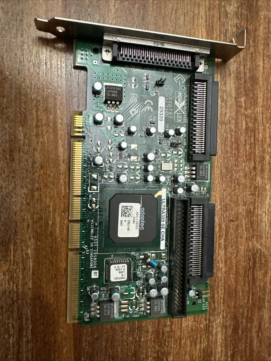 Preços baixos em Cartões Adaptec SCSI para PCI-X controladoras de