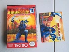 Vintage Ninja Gaiden III The Ancient Ship Of Doom NES Box And Manual Only