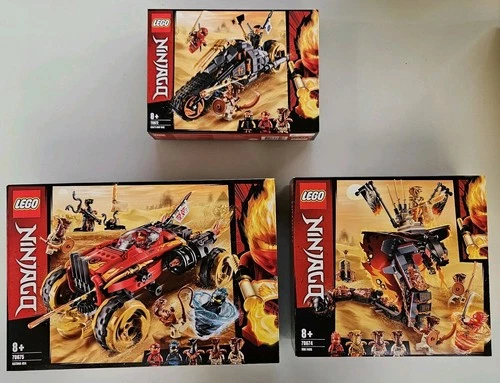 LEGO NINJAGO 70672 Coles Bike 70674 Feuerschlange 70675 Katana 4x4 NEU OVP