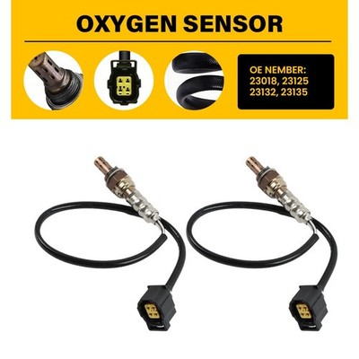 23018 23125 23132 Silver Oxygen Sensor 2X For 2010 2011-17 2018 Ram 1500 Silver