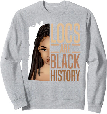 #ad #ad Locs Are Black History African American Month Lover Unisex Crewneck Sweatshirt $23.99