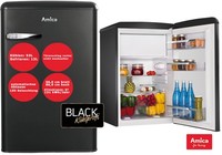 Amica Retro StandküHlschrank Schwarz Matt 108 L Mit Gefrierfach KüHlschrank