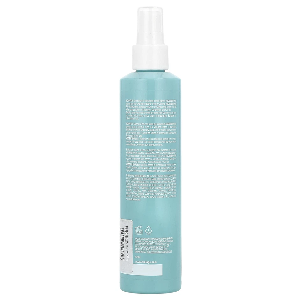 Volume Bloom, spray voluminizador Full-Lift, 8,5 fl oz (250 ml) Foto 2 de 2