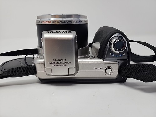 Olympus SP-600UZ Digital Camera 12MP 15x Optical Zoom - Tested + OEM Box Cables - Picture 9 of 11