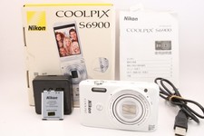 Nikon Coolpix S6900 16.0 MP Compact Digital Camera - White for