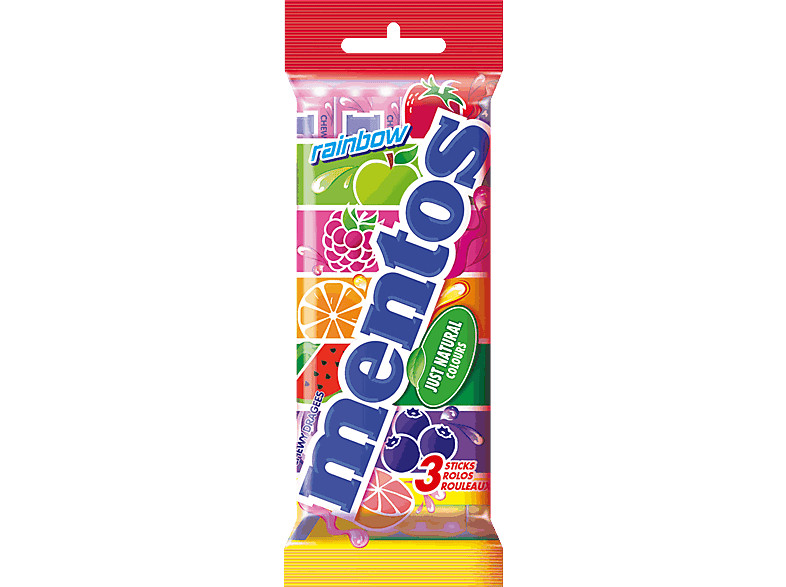 Caramelos - Mentos Tripack (by Chupa Chups), Sabores variados, 3x12 unidades, 11