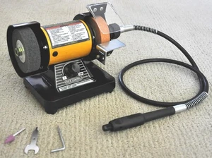 TruePower 3" Multipurpose Mini Bench Grinder Die Grinder w/ Flexible Shaft, ETL