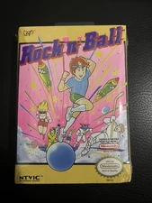 Rock 'N' Ball Nintendo NES Damaged Box