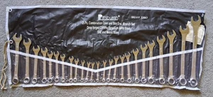 Pittsburgh 25 Pc. Ensemble de clé combinée Open Box End SAE & Métrique 6-19mm 1/4-1"