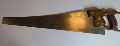 Warranted Superior Hand Saw 26  Blade 8 TPI  Light Etching - Read Description